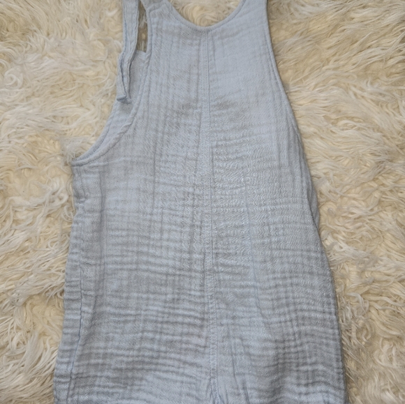 Gerber Baby. Guaze Overalls. Size 12 Months. Blue - Picture 3 of 4